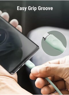 VOLTME USB C Charger Cable, 100W E-Marker USB C to USB C Cable 6ft, Type C Charging Cable Fast Charge for MacBook Pro 2021, iPad Pro 2021, iPad Air 4, Galaxy S21, Pixel, Switch (Green)  - Image 4