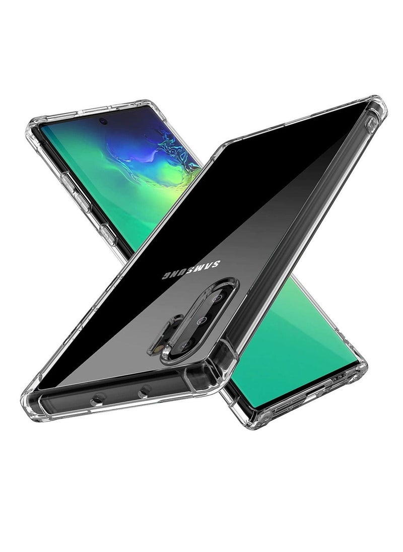 Samsung Galaxy NOTE10 Case Cover Protective Shock Absorption Bumper soft Transparent Case (Clear) - Image 1
