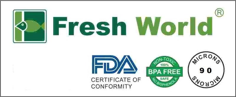 فريش ورلد أشرطة ختم بالفراغ FRESHWORLD من TRADESGLOBAL – أشرطة أكياس لحفظ الطعام، شفافة، مناسبة لطهي الطعام بطريقة السوف-فيد (28 سم × 15 مترًا) (11 بوصة × 50 قدمًا) - Image 4