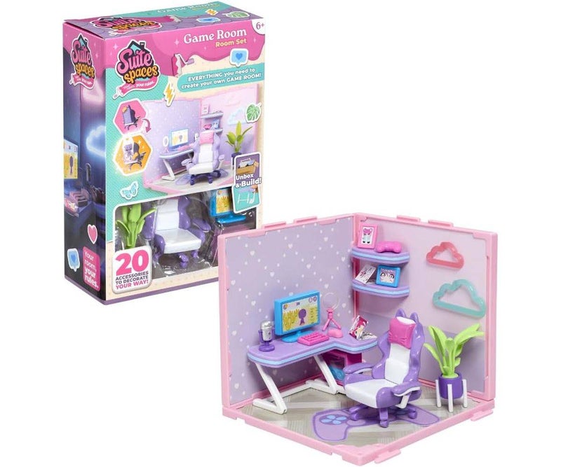 Suite Spaces Unbox & Build Game Room Room Set (20 Accessories) - Image 2