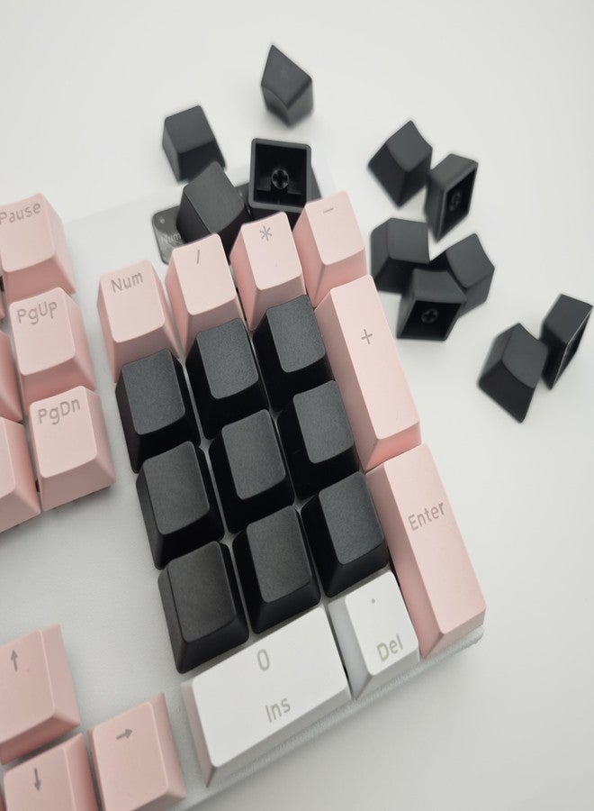 Elacgap OEM Profile Blank Black Keycaps PBT Material 1U R4 Keycap for MX switches Mechanical Keyboard (Black, 20pcs) - Image 5