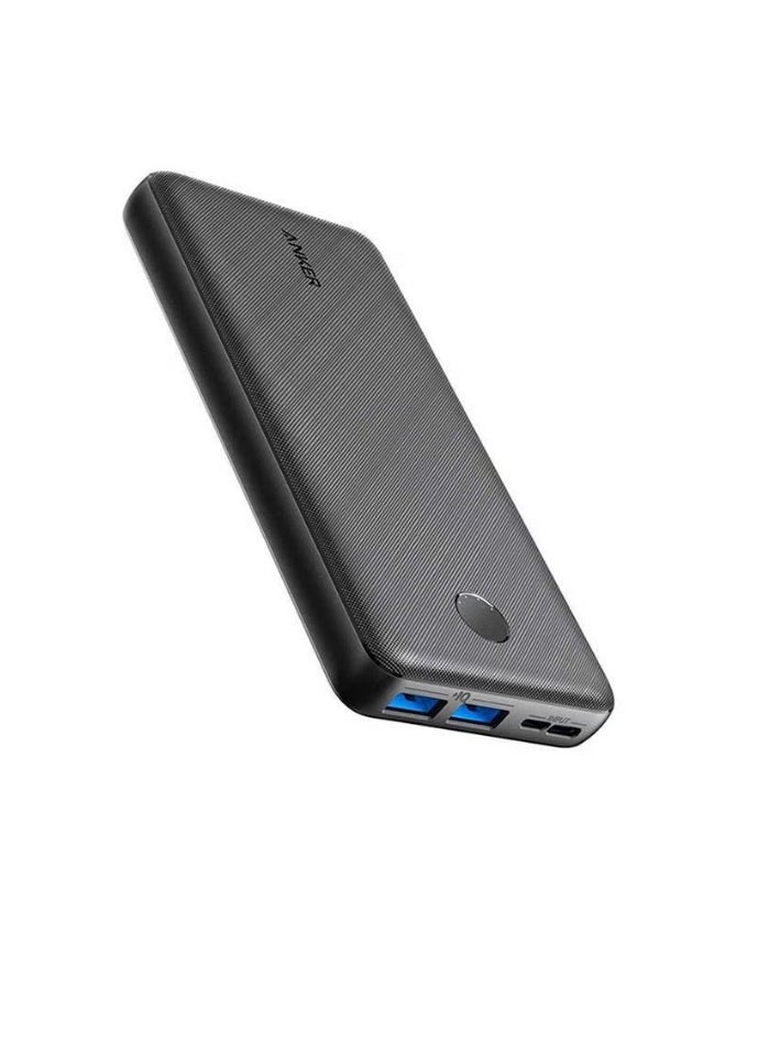 Generic - Anker Power Bank, PowerCore Essential 20000mAh Portable Charger with PowerIQ Technology and USB-C (Input Only), High-Capacity External Battery Pack Compatible with iPhone, Samsung, iPad, and More 20 watt Black - Image 1