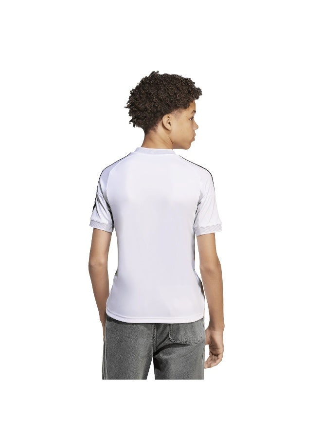 Adidas Real H Jsy Y White Football Jerseys For Junior 7-8Y - Image 4