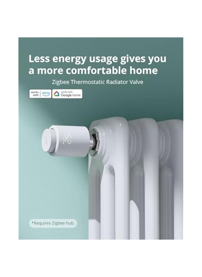 SONOFF - TRVZB Zigbee Thermostatic Radiator Valve Smart Home Heating Froest Protection Remote Group Control via eWeLink Alexa - Image 1