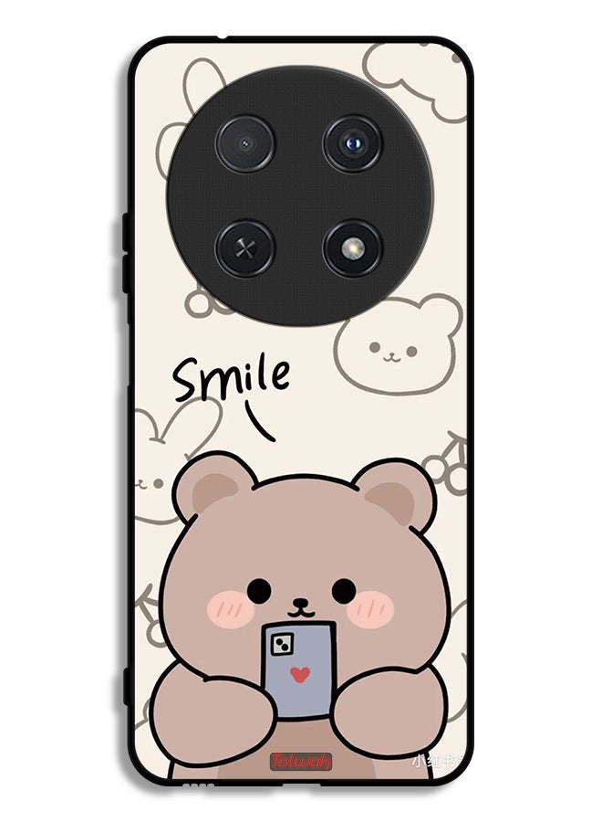 Tolwak Huawei nova 12i Protective Case Cover Smile Bear Art - Image 1