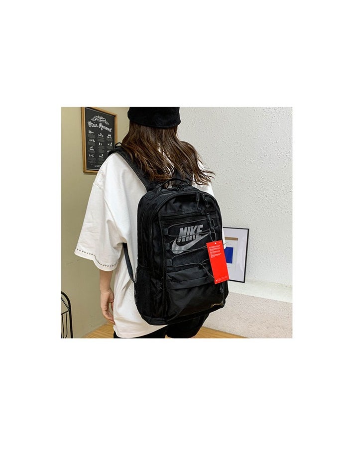 Jordans - 【School season】 Printed Large Capacity Zipper Backpack School Bag Student Backpack Classic Backpack Laptop Backpack Colorful Backpack - Image 1