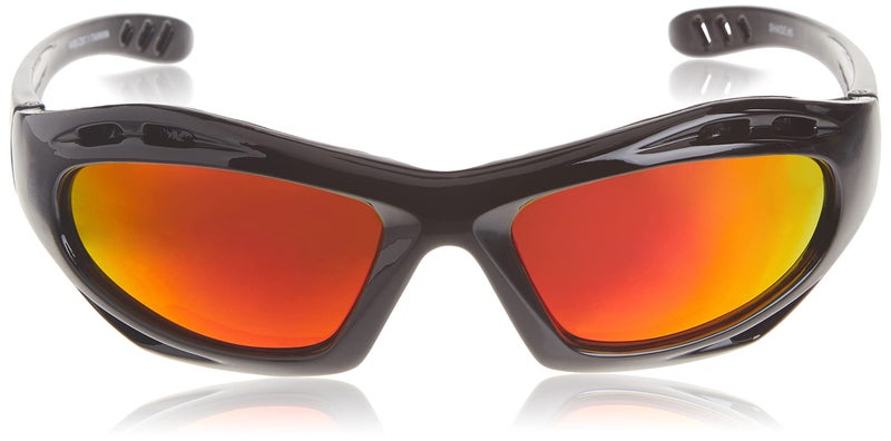 Hobart 770726 Shade 5, Mirrored Lens Safety Glasses, Black - Image 2