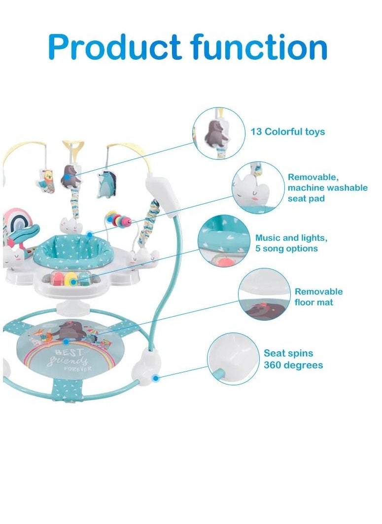 Everything For Kids سترة أنشطة للأطفال بارتفاع قابل للتعديل مع الموسيقى  - Image 4