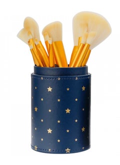 Makeup Brush Set & PU Starry Sky Bucket