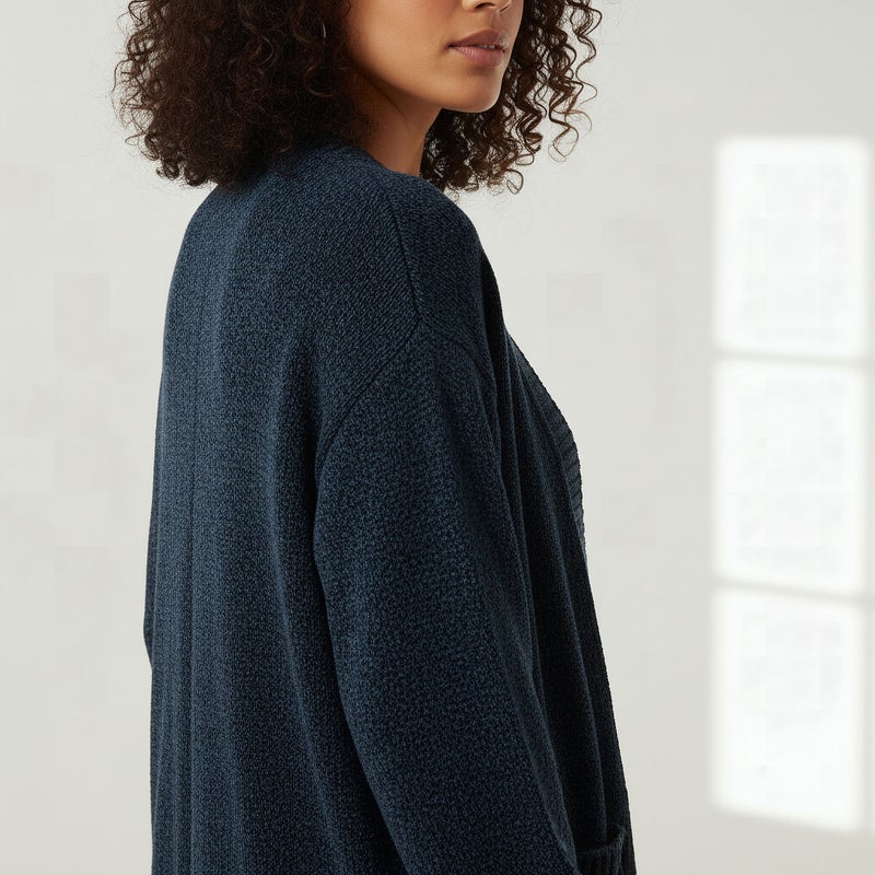 2Xtremz Longline Open Front Chenille Cardigan - Image 4