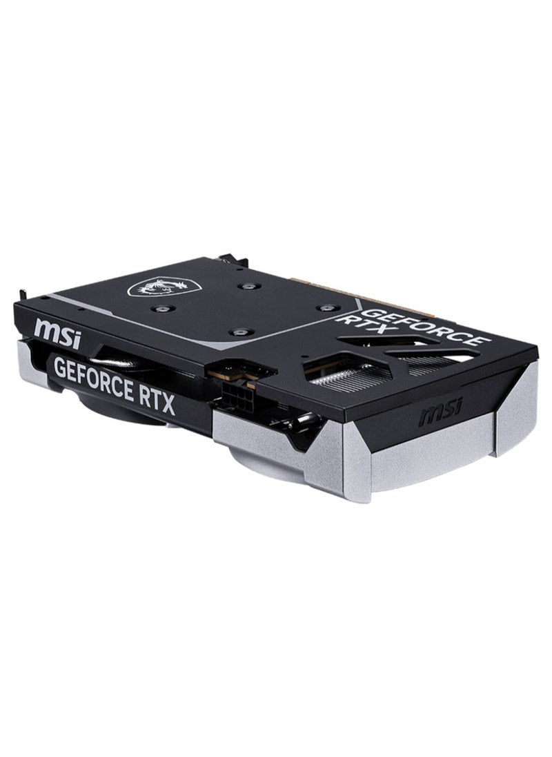 إم اس أي GeForce RTX 5060 8G VENTUS 2X OC Graphics Card, 8GB GDDR7, 3840 CUDA Cores, 2,535 MHz Boost Clock, DLSS 4, Ray Tracing, PCIe Gen 5, Dual-Fan Cooling, HDMI 2.1b, DisplayPort 2.1b, 128-Bit, 145W TDP, Up to 8K Resolution, VR & G-SYNC Ready | 912-V537-017  - Image 3