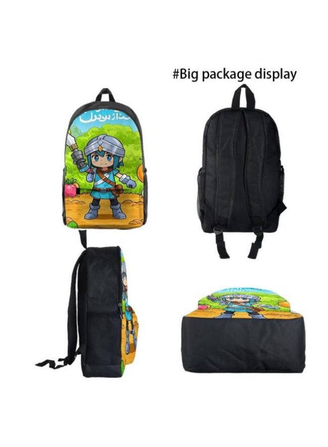 Universal cartoon new three-piece schoolbag - 454  - Image 4