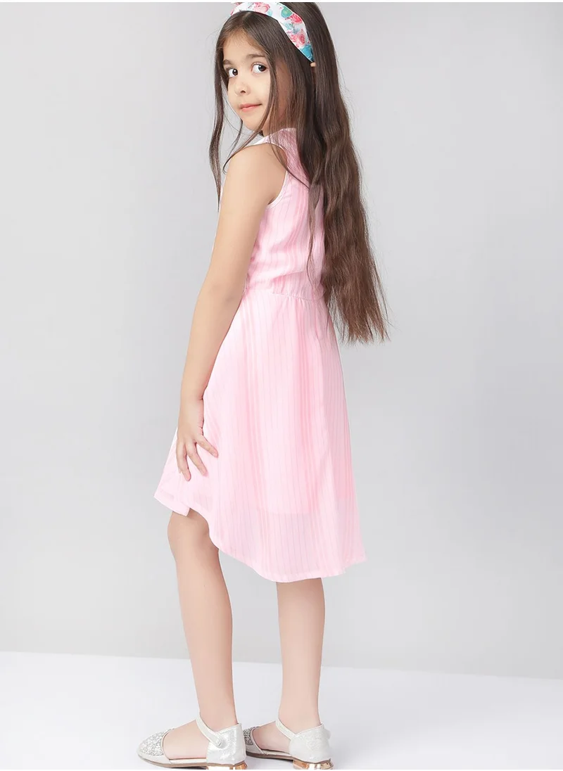 THE VANCA Kids Embroidered Flower Dress