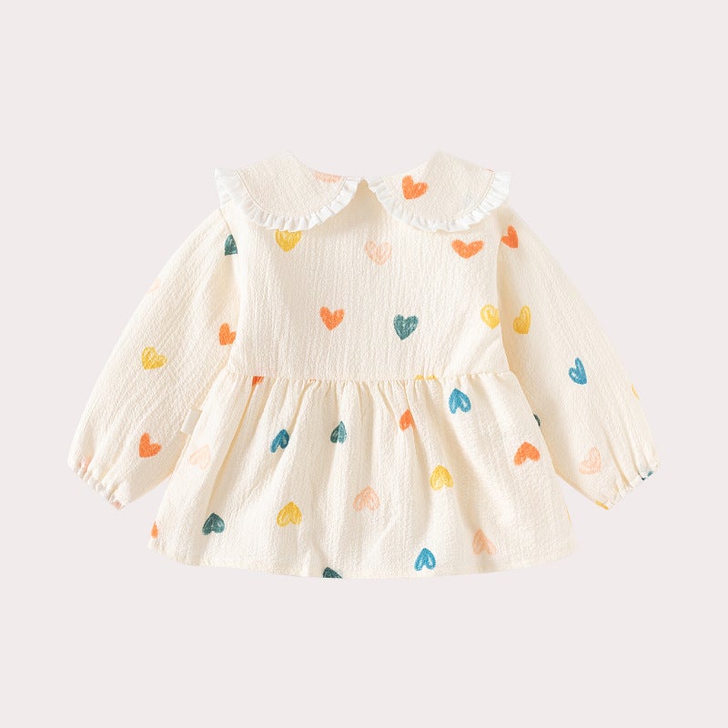 2025 Girls' Topss Long Sleeve Cardigans Fashionable And Cute Baby Girl Love Easiest For Match Tops One-Year-Old Gifts - Image 4