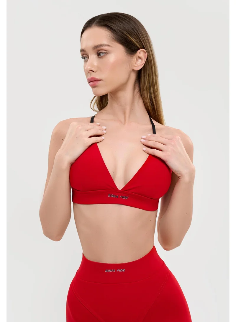 Bona Fide Charm Top Red Charm Sports Bra for Women for Women | Best Price UAE