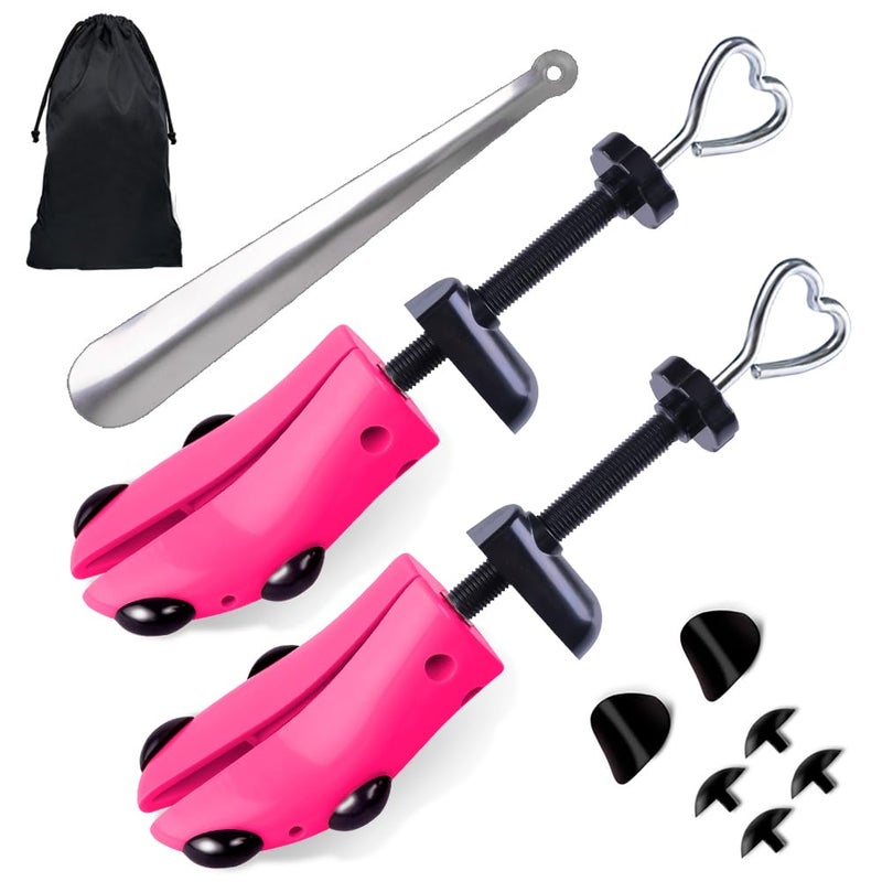 LANNEY Shoe Stretcher Women Wide Feet - 4 Way Adjustable Stretch Width and Length Shaper Shoe Tree Widener Expander - Image 1