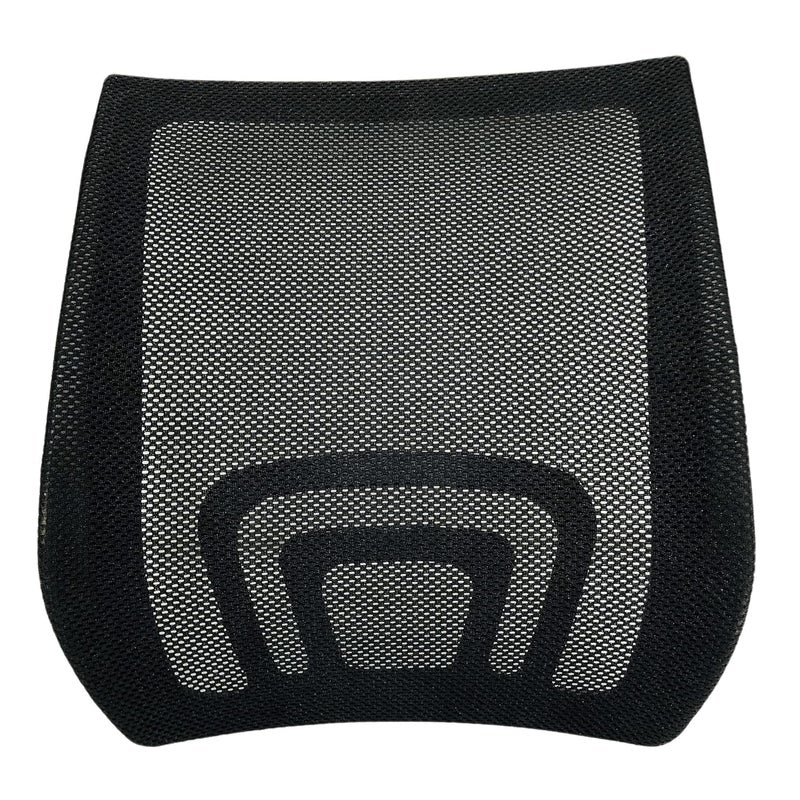 KITHANIA Polyurethane Office Visitor revolving Chair Back Spare Parts Accessories Chair Net Back with Nut Bolts and Key Easily Fit to Every Chair C Type Black