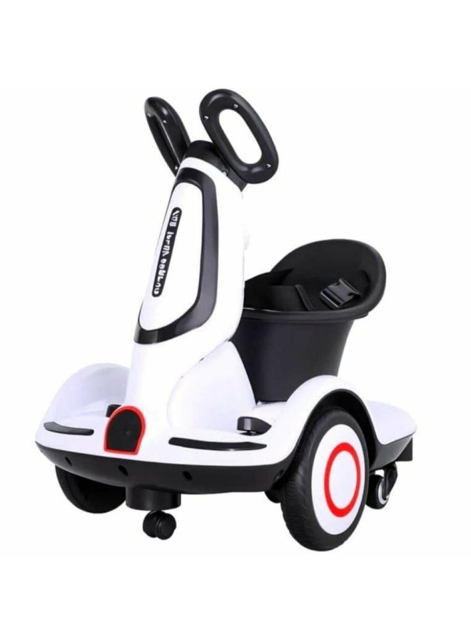 سكوتر كهربائي مزود بالريموت للتحكم ومزود بالبلوتوث متعدد الوظائف للاطفال ثلاثي العجلات مع محرك مزدوج وموسيقى واضواء كهربائية للأطفال سكوتر متوازن للأولاد والبنات - Image 2