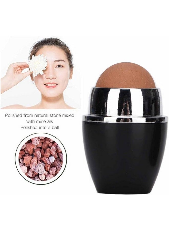 KOSTECH Oil-Absorbing Volcanic Stone Face Roller, Reusable Facial Skincare Tool for Oily Skin Care, Oil Control Face Roller - Image 5