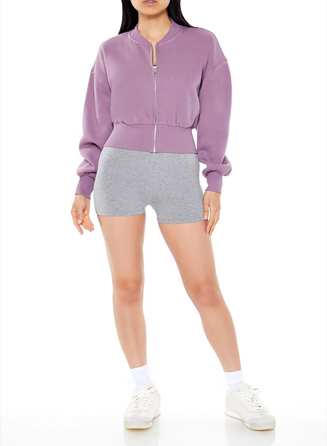 FOREVER 21 Drop-Sleeve Zip-Up Jacket - Image 2