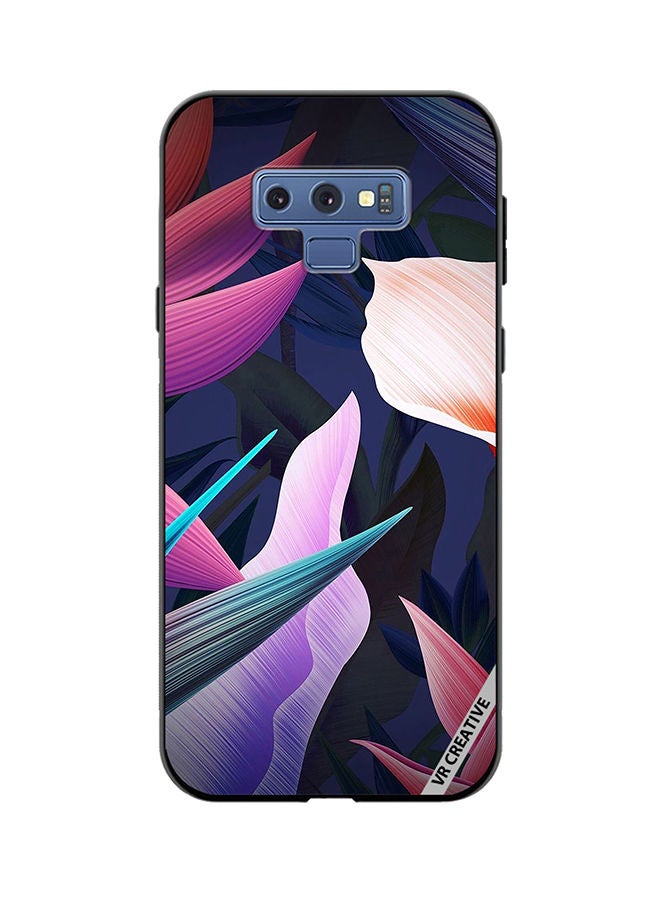 Protective Case Cover For Samsung Galaxy Note 9 Colorful Flowers And Leaves Design Multicolour