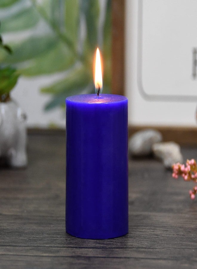 Jeco “2” Diameter by 3” Blue Pillar Candle,CPZ-2306 - Image 3