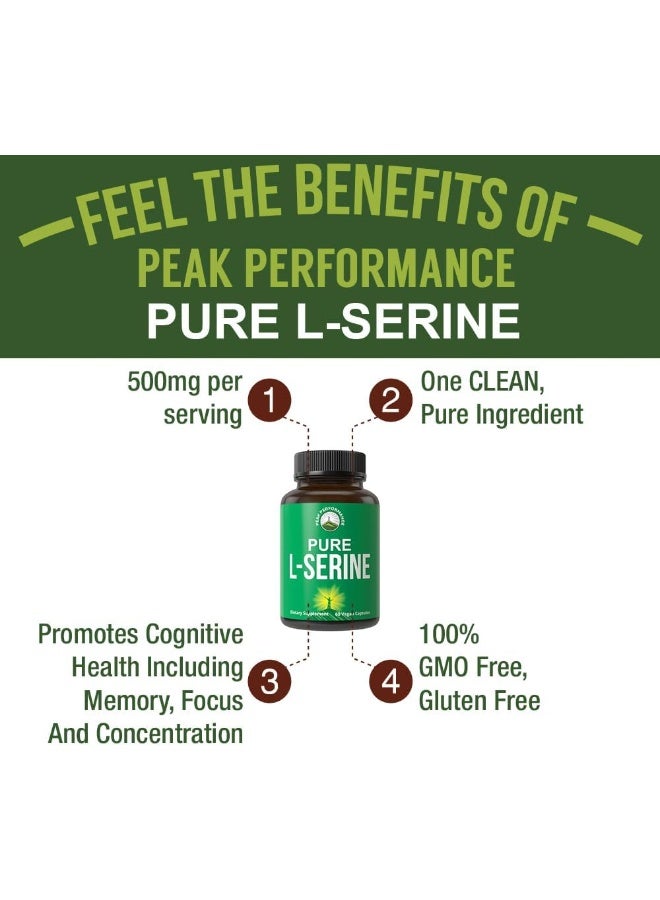 Peak Performance L-Serine Capsules 500Mg - Image 2