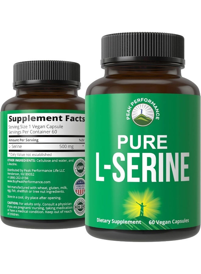 Peak Performance L-Serine Capsules 500Mg - Image 1