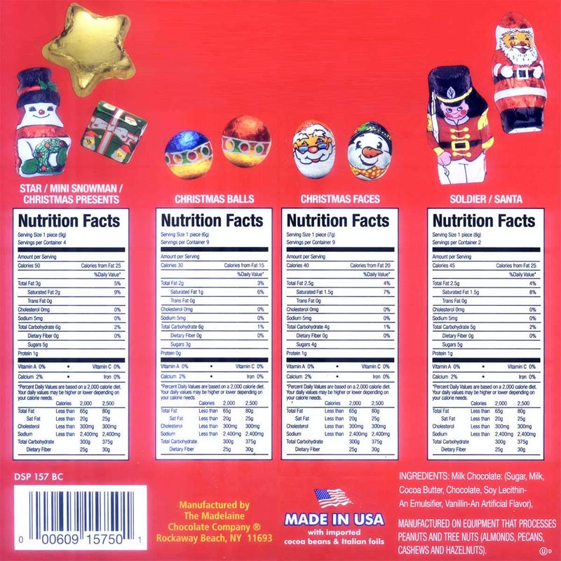 Madelaine Solid Premium Milk Chocolate Santa's Workshop 2025 Countdown Christmas Advent Calendar With 24 Solid Premium Milk Chocolates, 6oz - Image 3