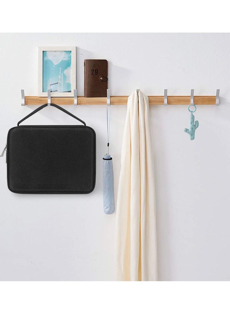 40 Watch Bands Organizer Case, Waterproof Carrying Storage Strap Travel Case, Compatible with Apple Watch, for Fitbit Series, Watch Band Pin, Cable, Earphones (Black) - Image 5