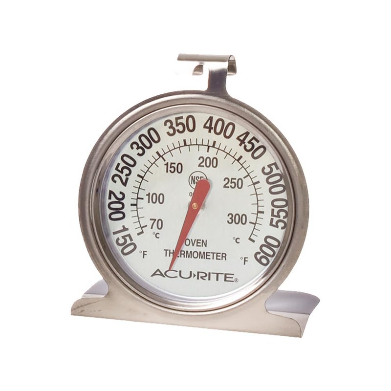 Acurite 00620A2 Stainless Steel Oven Thermometer (150°F to 600°F) - Image 1