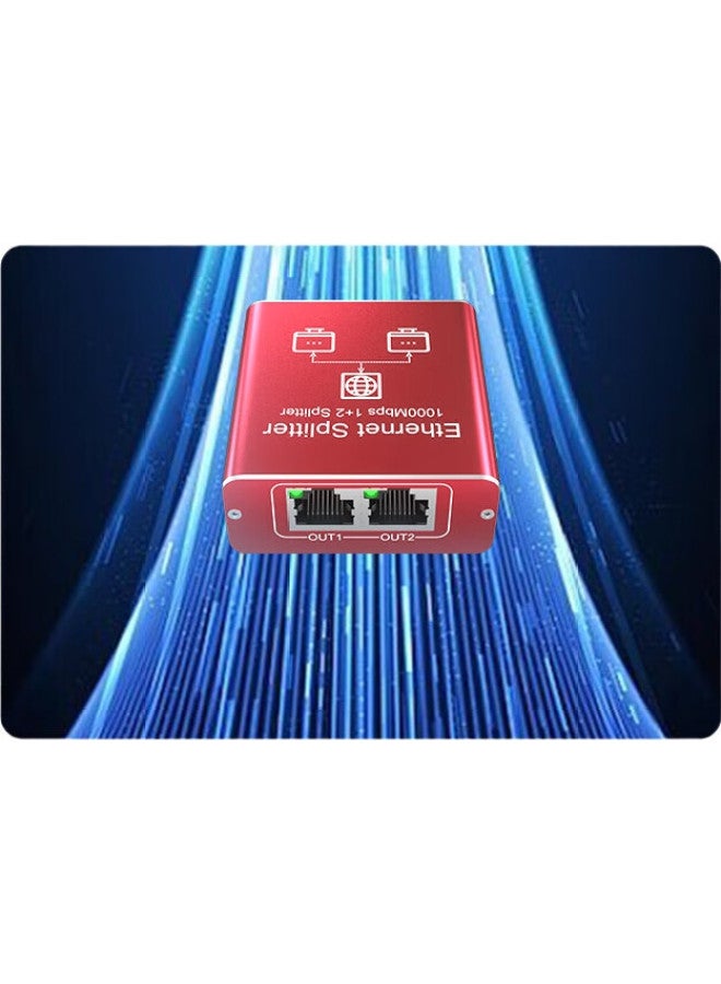 Keeplink Kp-9000 Network Cable Splitter, Gigabit Switch, One-To Network Port Adapter, Network Switch Hub Splitter - Image 2