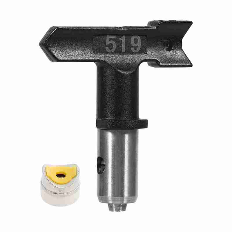 Airless Spray Gun Tip: Tungsten Steel Nozzle, Durable Construction, Easy Operation - Reversible Spray Tip for Interior Exterior Residential Commercial Painting Projects - Image 1