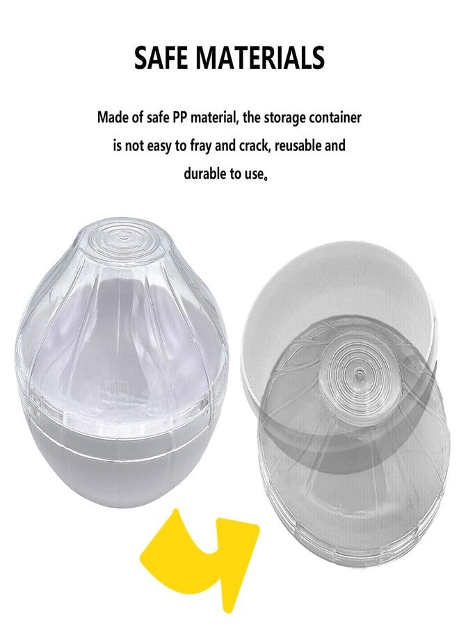 PUXING Onion Keeper - Reusable Onion Storage Container, Garlic Shaped Food Saver, Fruit & Vegetable Storage Holder, Sealing Box for Refrigerators (White) - Image 4