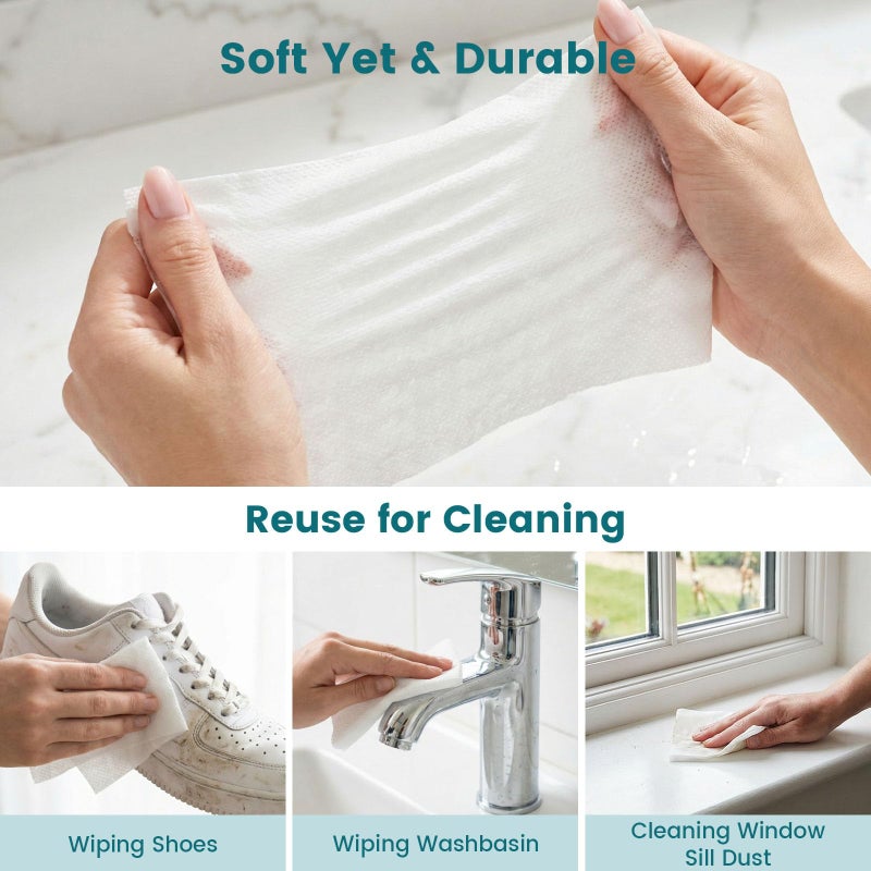 LOVEINUSA 360PCS Compressed Towels, Bulk D isposable Towels for Face Portable Washcloths for Travel Expandable Wipes Tablets Survival Gear and Supplies for Outdoors Camping Hiking Hotel - Image 4