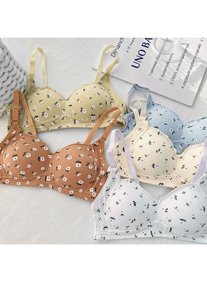 KUYING Brand New Comfortable Skin Friendly Breathable Bra  Set Of 5  - Image 1