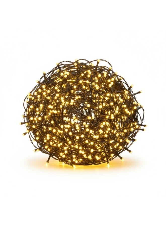 Eid Lights, 50M 500 LED Curtain Lights, Warm White String Lights for Bedroom, Home Indoor Outdoor Garden Party Decoration, for Birthday & Wedding - Image 1