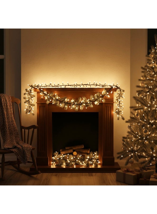 Eid Lights, 50M 500 LED Curtain Lights, Warm White String Lights for Bedroom, Home Indoor Outdoor Garden Party Decoration, for Birthday & Wedding - Image 3