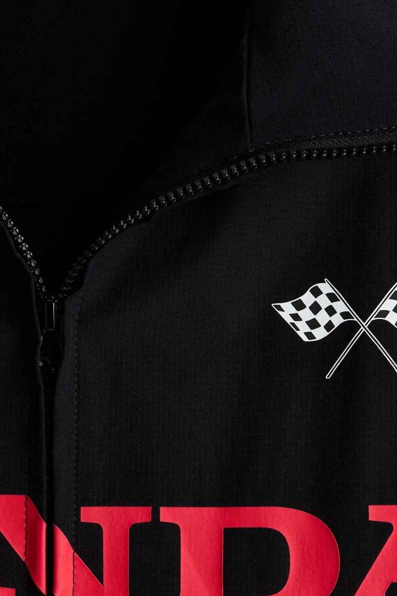 H&M  Loose Fit Printed nylon track jacket for Men | Best Price UAE