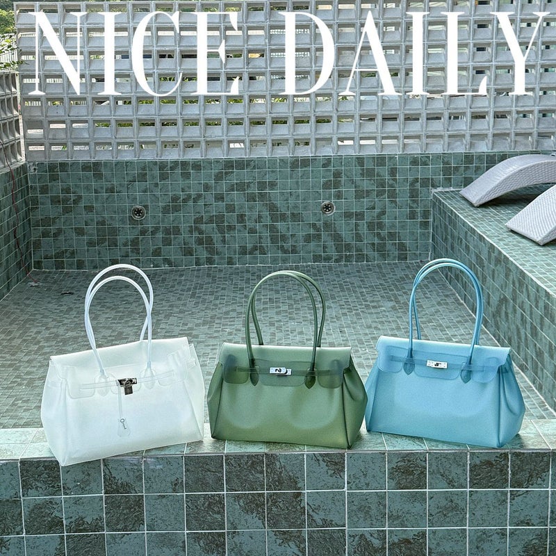 TPU Jelly Tote Bag 2026 Summer Commuter Large Capacity Handbag - Image 3