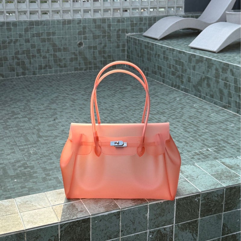 TPU Jelly Tote Bag 2026 Summer Commuter Large Capacity Handbag - Image 4