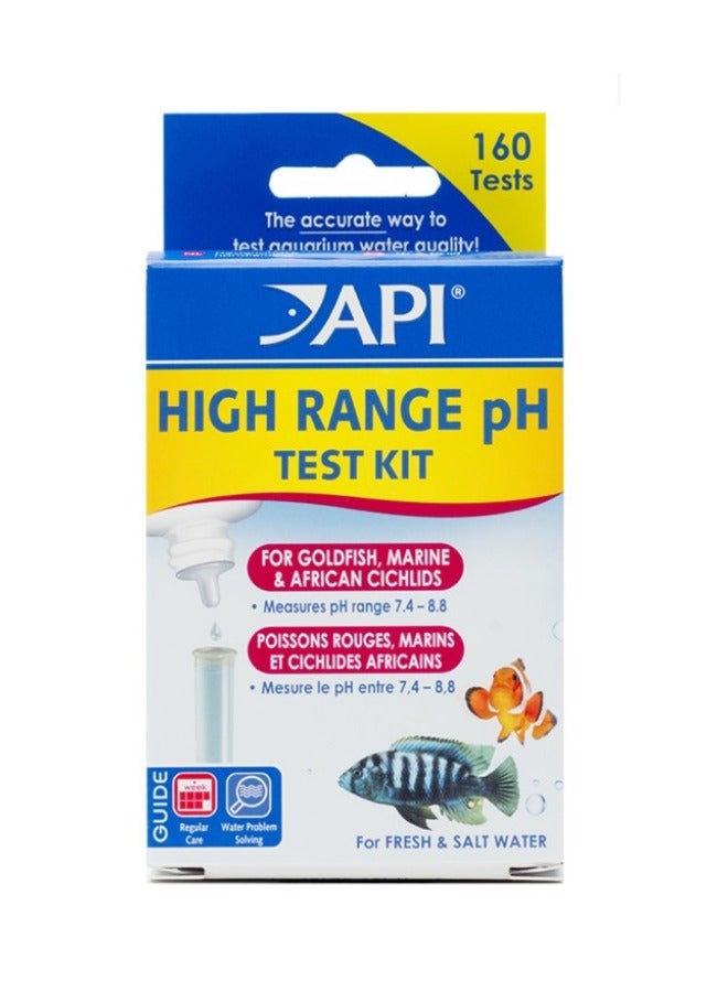 ايه بي آي مجموعة اختبار درجة الحموضة عالية المدى من قطعة