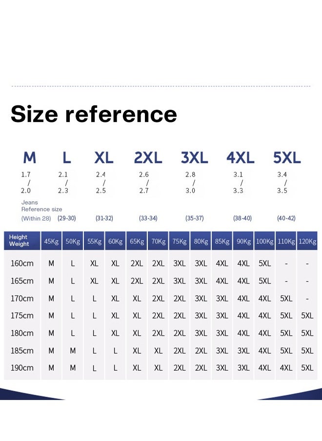 Joychic - 4 Pack Set Men's Classic Pure Cotton Boxers Large Size Breathable comfortsoft Underpants Medium Waist Briefs with High Elastic Waistband - Image 1
