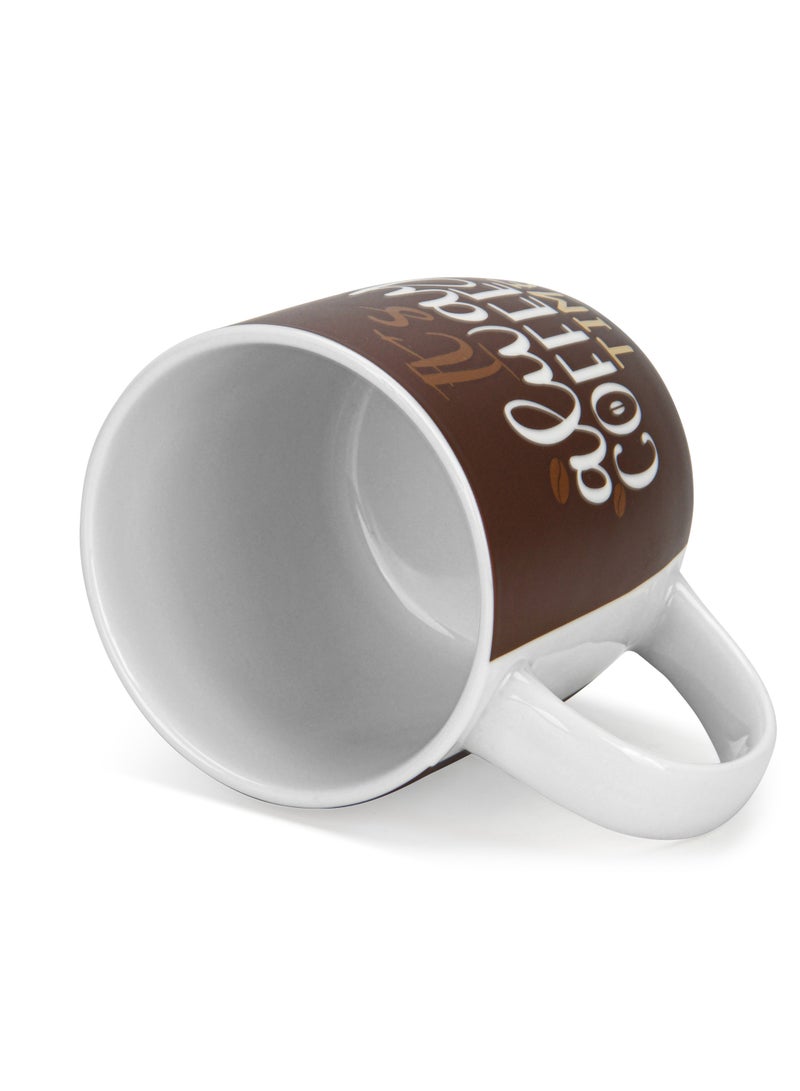 Fissman أكواب 2 قطعة 310 مل - القهوة دائماً - بورسلين جديد من العظام - Image 5