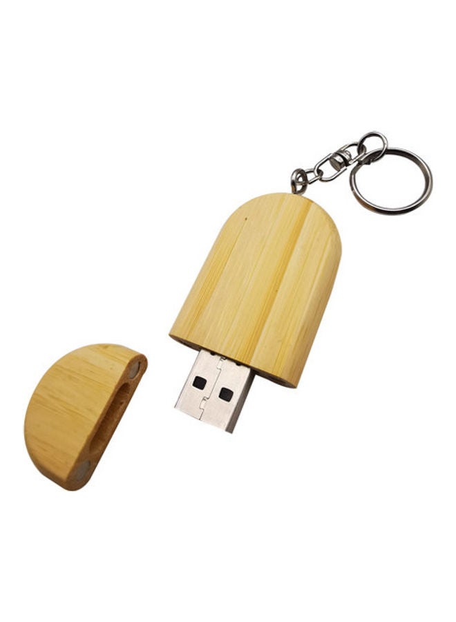 Fashionable Bamboo Design USB Flash Drive 8.0 GB - Image 2