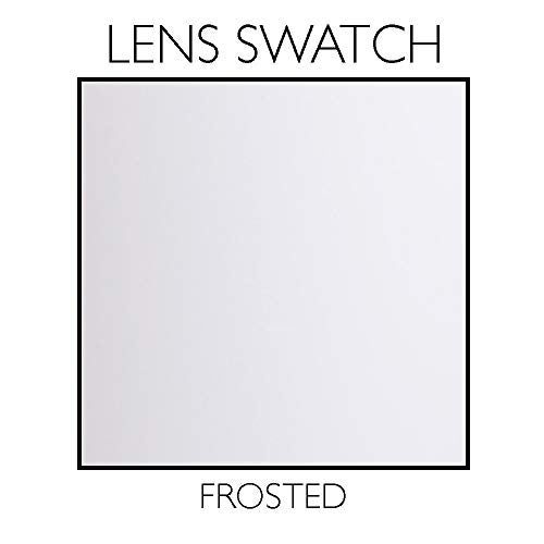 Design House 501338 Two-Light Square Frosted White Glass Semi-Flush Ceiling Mounted Light 11-inch, White - Image 4