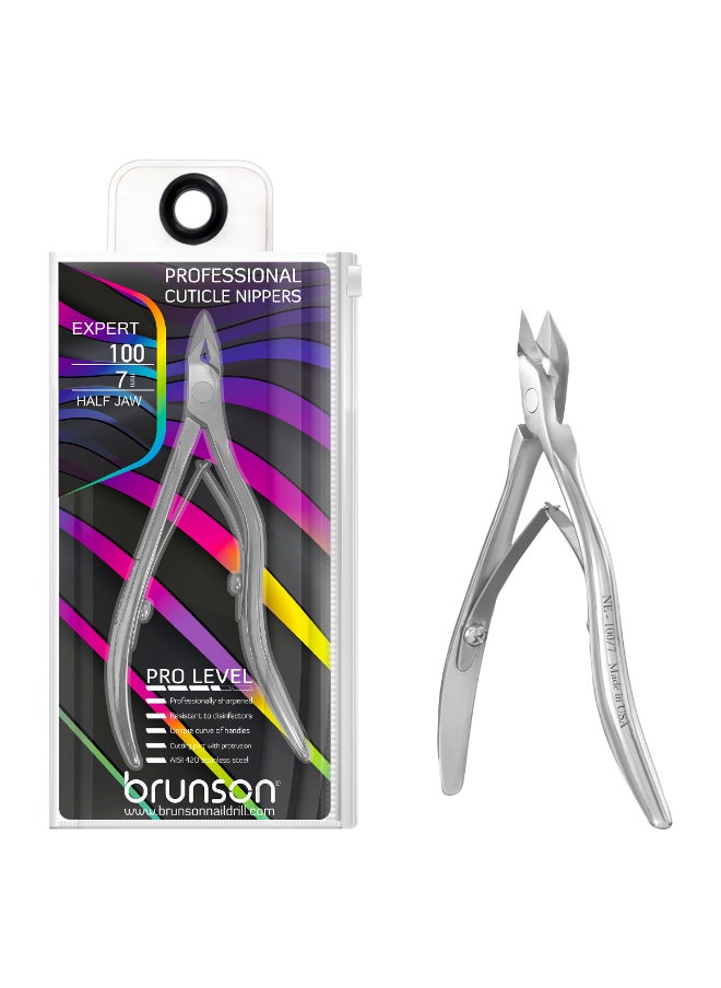 brunson Professional cuticle nippers Expert 100-7mm Full-Jaw BCNE1007 