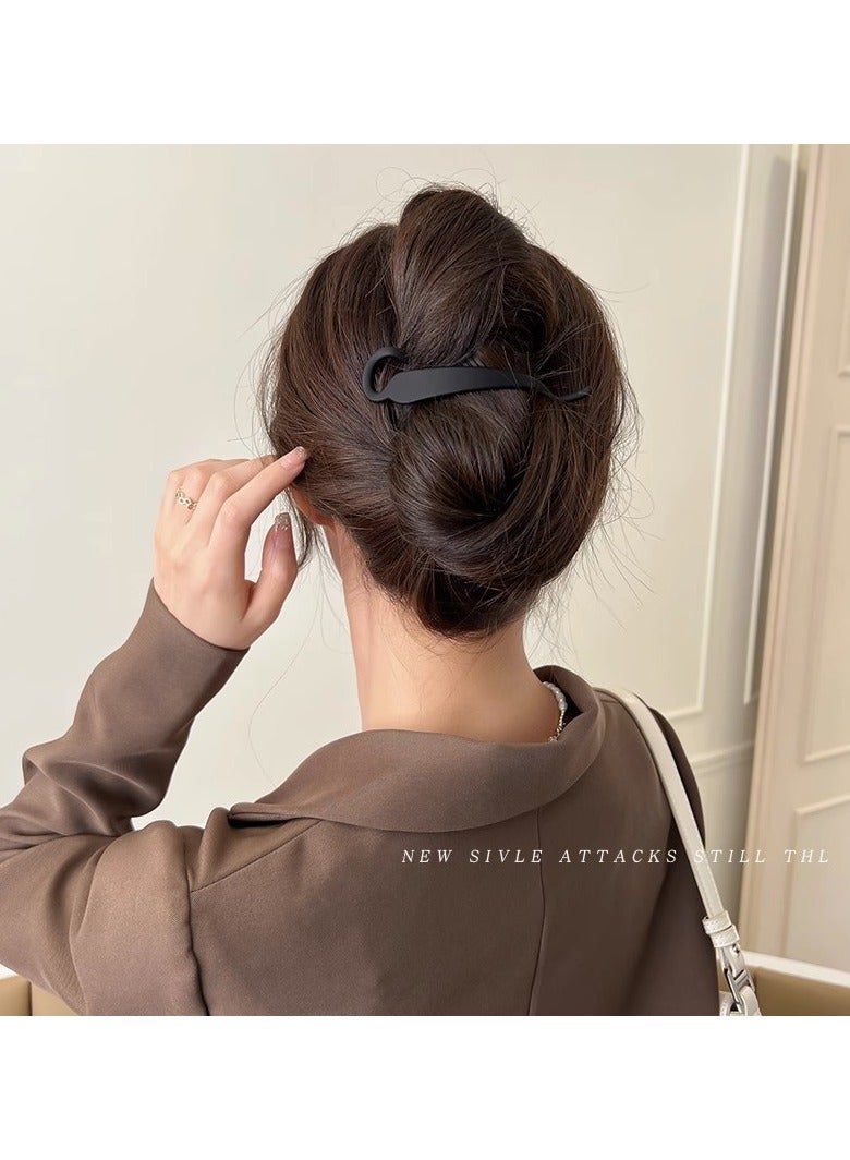 Goolsky 1pc Solid Color Banana Hair Clip Hair Holder No Slip Banana Clip Ponytail Hair Holder Hair Accessories For Women Gifts - Image 3