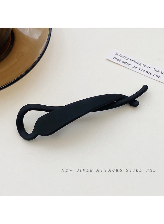 Goolsky 1pc Solid Color Banana Hair Clip Hair Holder No Slip Banana Clip Ponytail Hair Holder Hair Accessories For Women Gifts - Image 4