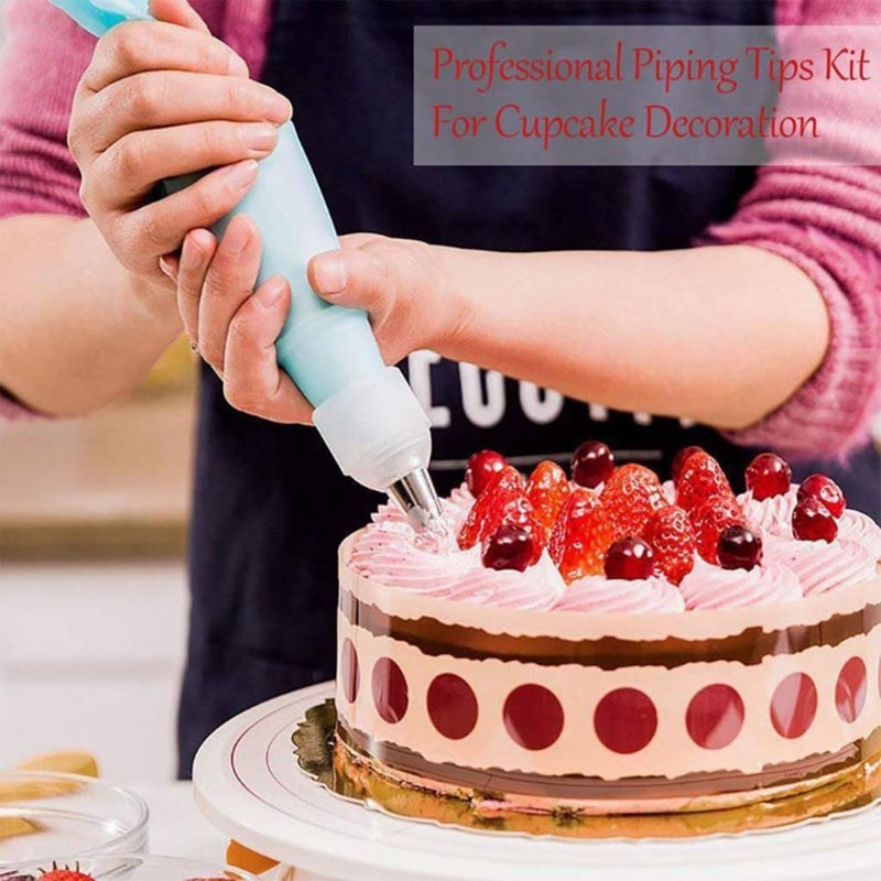 Large Decorating Nozzle Set 8 Pieces Stainless Steel Icing Tube For Cake Decorating Frosting Cookies 1 12 Inch Reusable Nozzle 6 Squeezing Nozzles 1 Conversion Head - Image 5